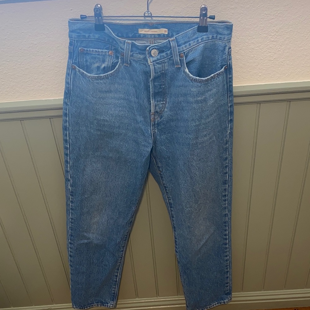 Levi's Blue Straight Leg Jeans